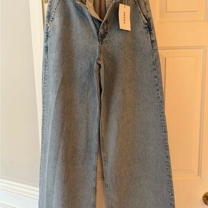 Frame Denim Light Blue Jeans Size 26 Wide Trouser 75% Organic Cotton/25% Lovell